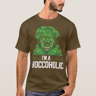 Camiseta Eu sou uma Comida de vegetariano Broccoholic