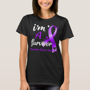 Camiseta Eu sou uma consciência de Câncer de pâncreas sobre