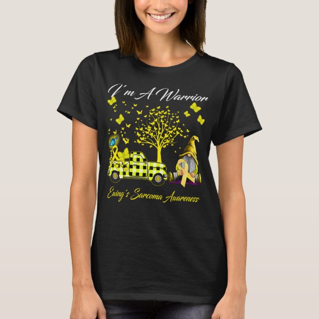 Camiseta Eu sou uma Consciência Sarcoma do Guerreiro Ewing (Frente)
