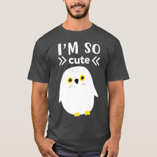 Camiseta Eu sou uma Coruja Branca de Neve Tão Bonita