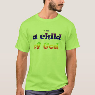 Camiseta Eu sou uma criança do deus