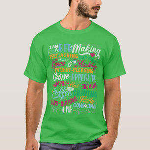 Camiseta Eu Sou Uma Enfermeira Auxiliar Certificada CNA Enf