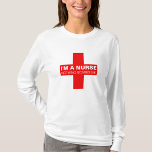 Camiseta Eu sou uma enfermeira nada sustos mim