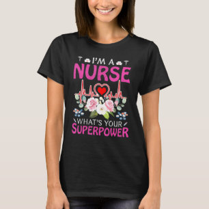 Camiseta Eu Sou Uma Enfermeira Qual É Seu Superpoder Caduce