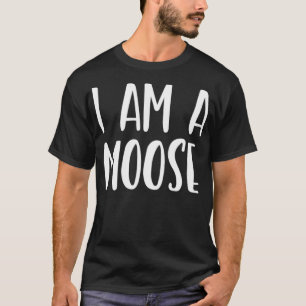 Camiseta Eu sou uma fantasia de alce, sou preguiçoso e fáci