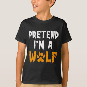 Camiseta Eu sou uma fantasia de Dia das Bruxas Engraçado pe