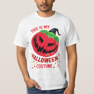 Camiseta Eu sou uma fantasia de tomate Fruta de Halloween V