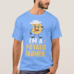 Camiseta Eu sou uma Fazenda de chefe do fazendeiro de batat