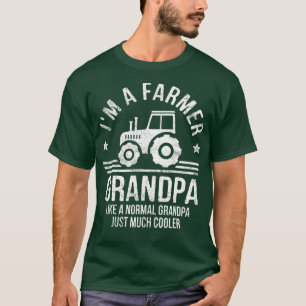 Camiseta Eu Sou Uma Fazenda De Trator Do Vovô Farmador