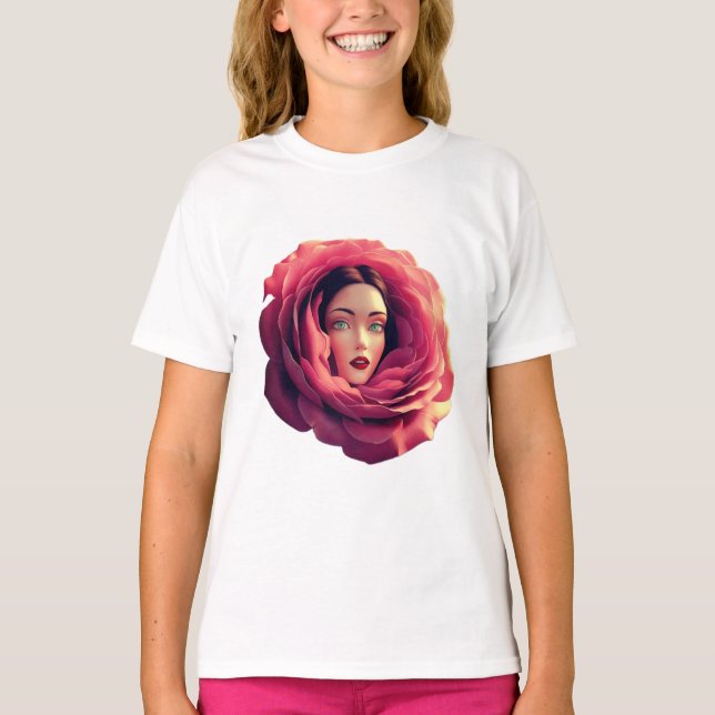 Camiseta Eu sou uma flor (Frente)