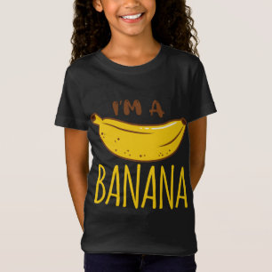 Camiseta Eu sou uma Fruta de banana Vegan Vegetarian Funny