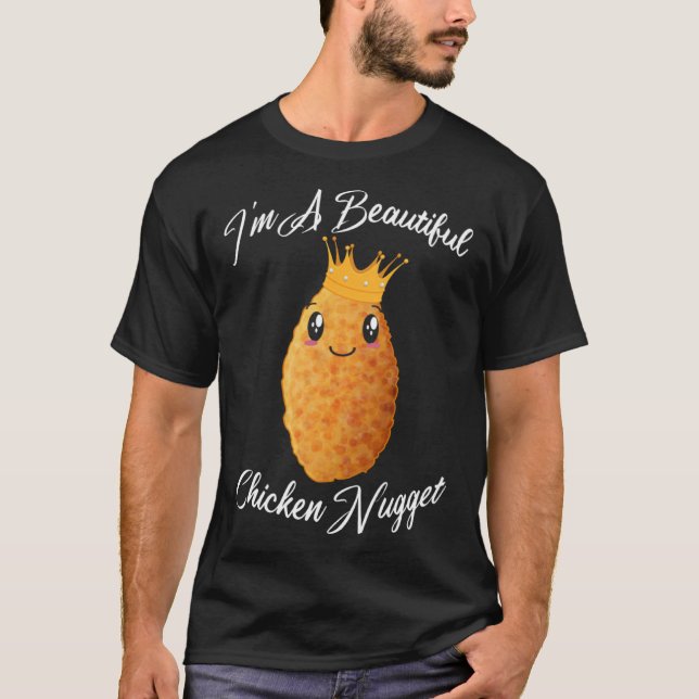 Camiseta Eu sou uma galinha linda, noiva, frango frita (Frente)