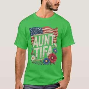 Camiseta Eu sou uma garota de estampa da Tia