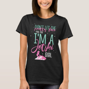 Camiseta Eu sou uma garota de jet ski, frase engraçada de c