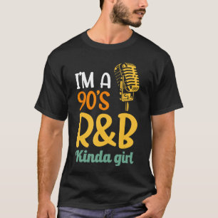 Camiseta Eu sou uma garota de Rb dos anos 90 amigos retrô