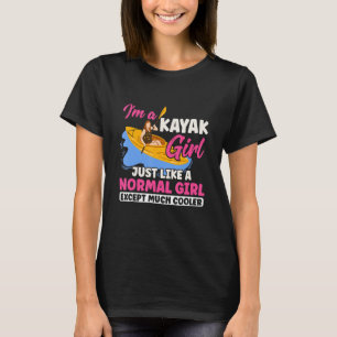 Camiseta Eu sou uma garota Kayak