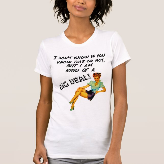 Camiseta Eu sou uma grande coisa (Frente)