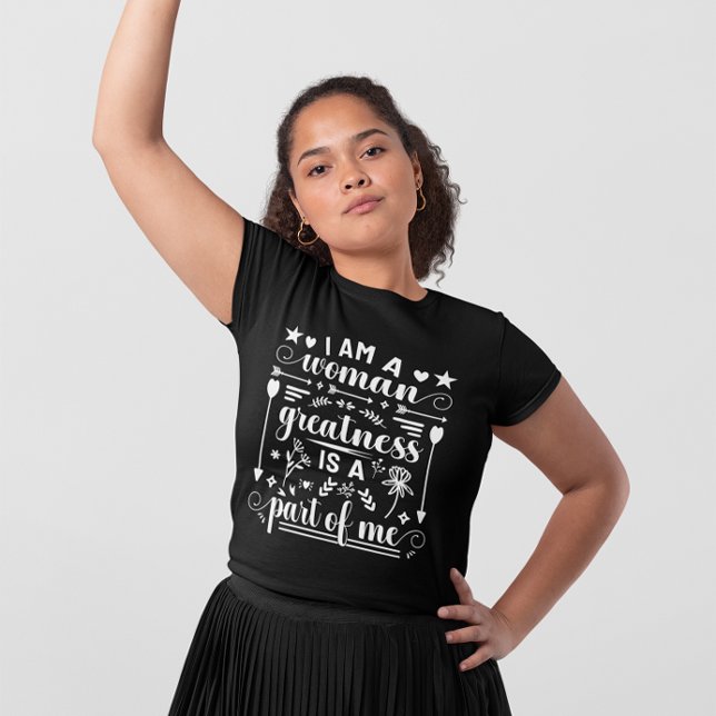 Camiseta Eu Sou Uma Grande Mulher É Parte De Mim (Criador carregado)