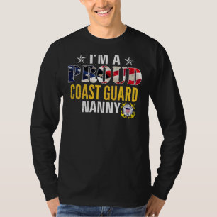 Camiseta Eu sou uma Guarda costeira orgulhosa, babá america