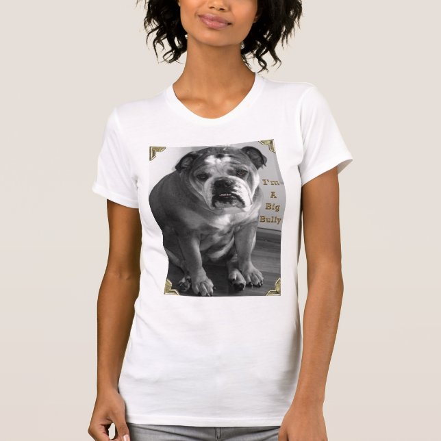 Camiseta eu sou uma intimidação grande (Frente)