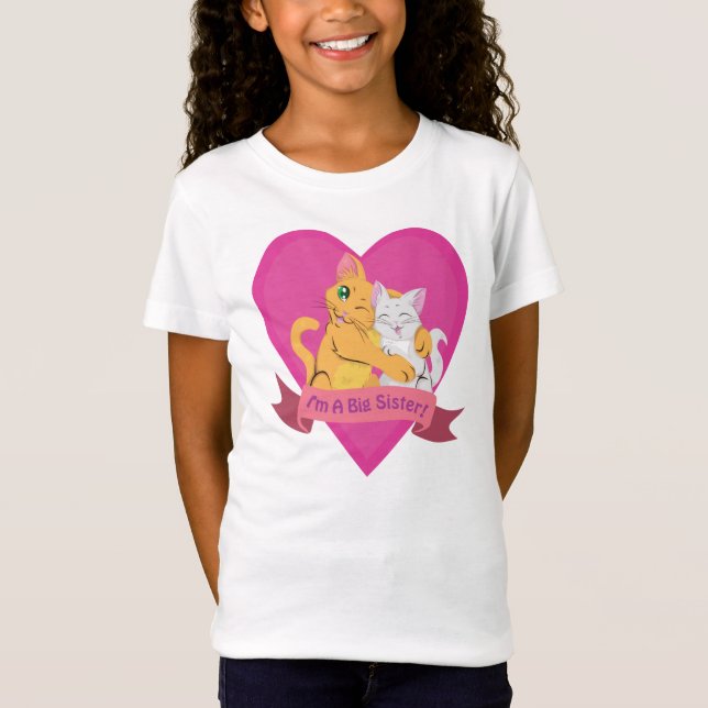 Camiseta "Eu sou uma irmã mais velha! " (Frente)