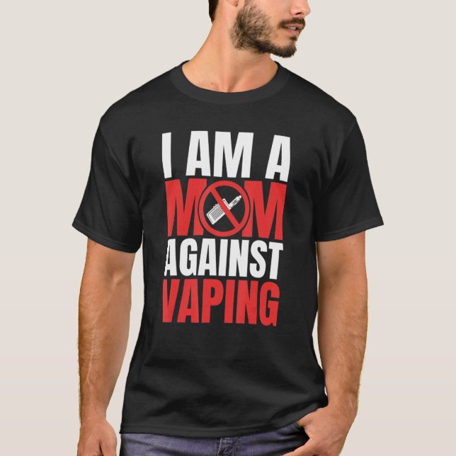 Camiseta Eu Sou Uma Mãe Contra Vapitar Mamães Engraçadas_1 (Frente)