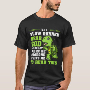 Camiseta Eu Sou Uma Maratona Engraçada De Tartaruga Lenta C