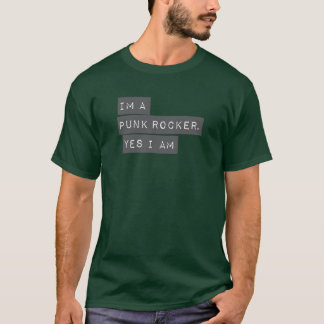 Camiseta Eu sou uma namorada Punk Rocker