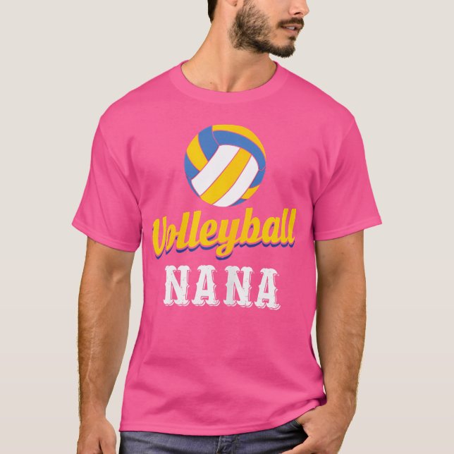 Camiseta Eu Sou Uma Nana De Voleibol (Frente)