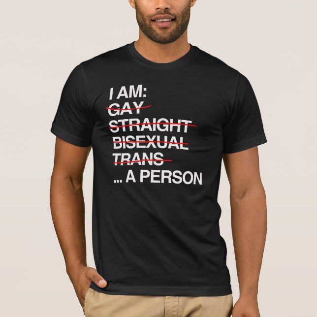 CAMISETA EU SOU UMA PESSOA (Frente)