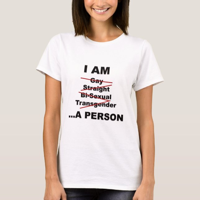 Camiseta Eu sou uma pessoa (Frente)
