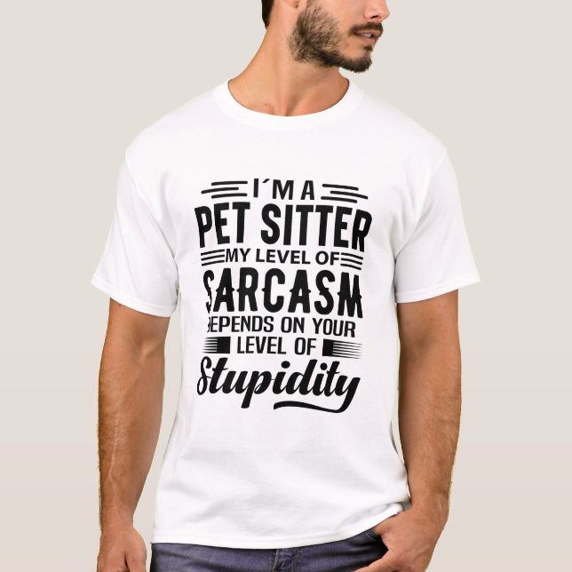Camiseta Eu sou uma Pet Sitter (Frente)
