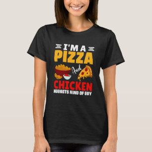 Camiseta Eu sou uma Pizza Chicken e Nuggets tipo Comida Car