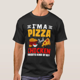 Camiseta Eu sou uma Pizza Chicken e Nuggets tipo Comida Car