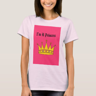 Camiseta Eu sou uma princesa