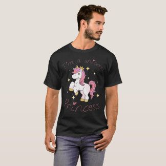 Camiseta Eu sou uma princesa do unicórnio
