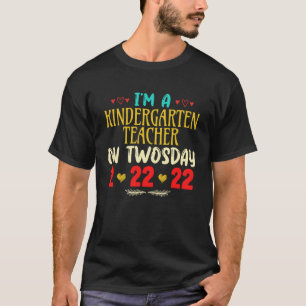 Camiseta Eu sou uma professora de jardim de infância na Two