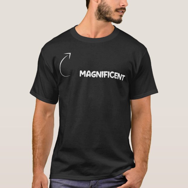 Camiseta Eu sou uma referência de personalidade magnífica (Frente)