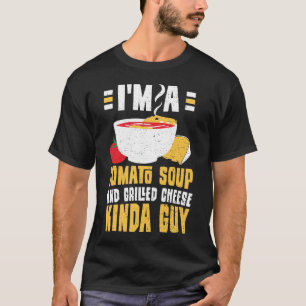 Camiseta Eu sou uma sopa de tomate e um queijo grelhado tip
