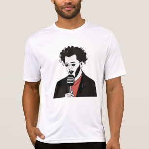 Camiseta Eu sou uma T-Shirt cantora