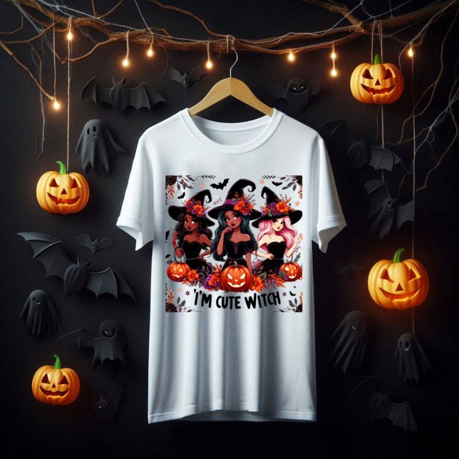 Camiseta Eu sou uma t-shirt de bruxa (I'm Cute Witch T-shirt )
