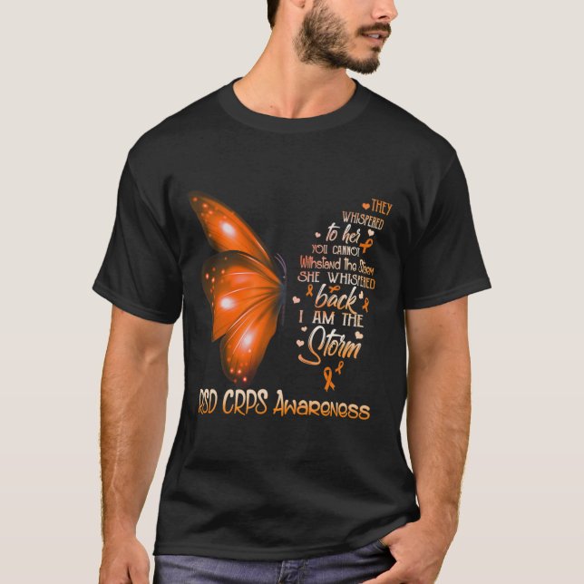 Camiseta Eu Sou Uma Tempestade Rsd Crps Consciência Borbole (Frente)