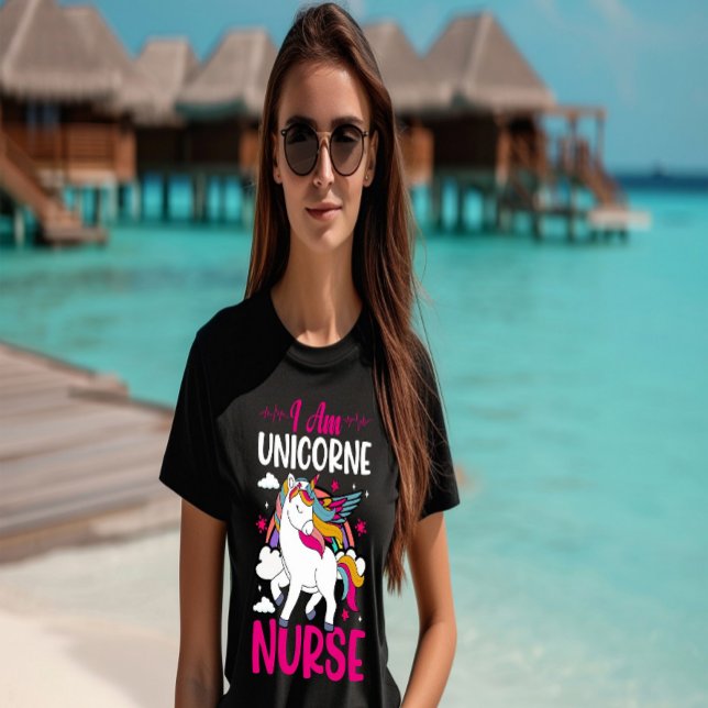 CAMISETA EU SOU UNICORNE NURSE (Criador carregado)