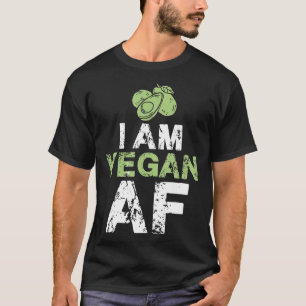 Camiseta Eu Sou Vegan Af E Adoro Avocado E Guacamole Gift