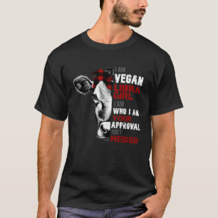 Camiseta Eu Sou Vegetariana Libra Menina Vaca Mulheres Men