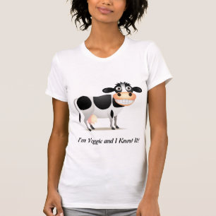 Camiseta Eu sou vegetariano e eu sei-o pequeno t-shirt das