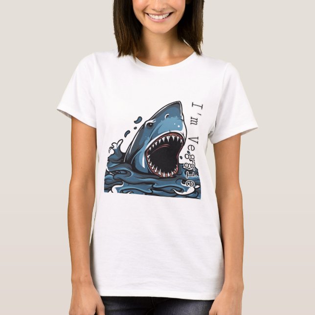 Camiseta Eu sou veggie T-Shirt (Frente)