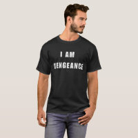Eu sou Vengeance Batman Robert Pattinson T-shirt
