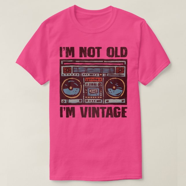 Camiseta Eu sou Vintage 2 (Frente do Design)