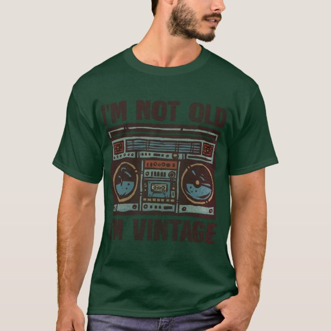 Camiseta Eu Sou Vintage Oversized (Frente)